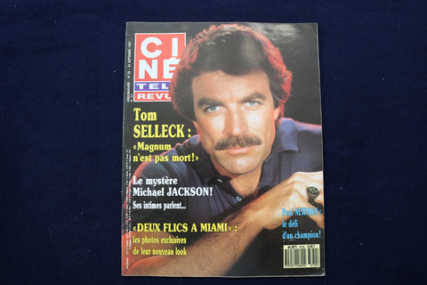 1987 SEPTEMBER 24 CINE TELE REVUE MAGAZINE - TOM SELLECK COVER - E 12014