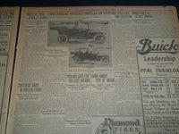 1912 APRIL 7 SAN FRANCISCO CHRONICLE SUNDAY AUTOMOBILE SECTION - NT 7611