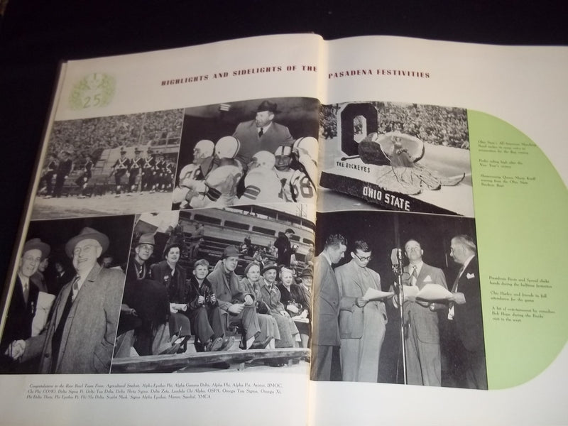 1950 MAKIO THE OHIO STATE UNIVERSITY YEARBOOK - ROSE BOWL WIN FOOTBALL - YB 1738
