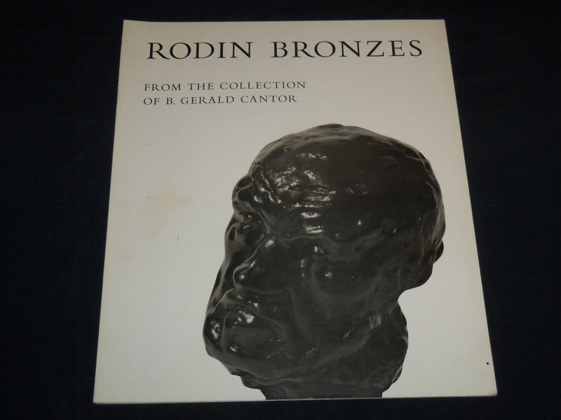 1969 RODIN BRONZES B. GERALD CANTOR ART COLLECTION CATALOGUE - J 8164