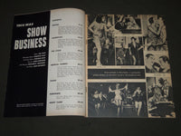 1956 THIS WAS SHOW BUSINESS MAGAZINE - GARBO & VALENTINO COVER - ST 4827