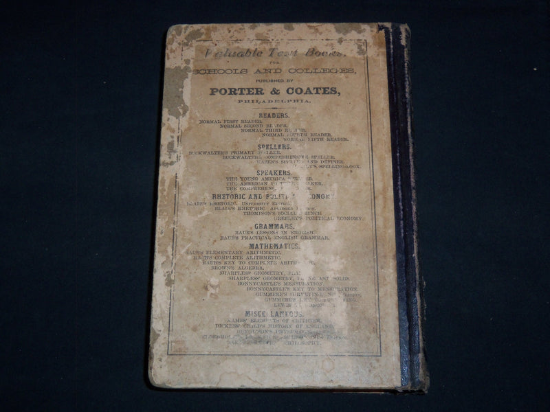 1877 THE COMPLETE ARITHMETIC VOLUME BY ALBERT RAUB - KD 4814W