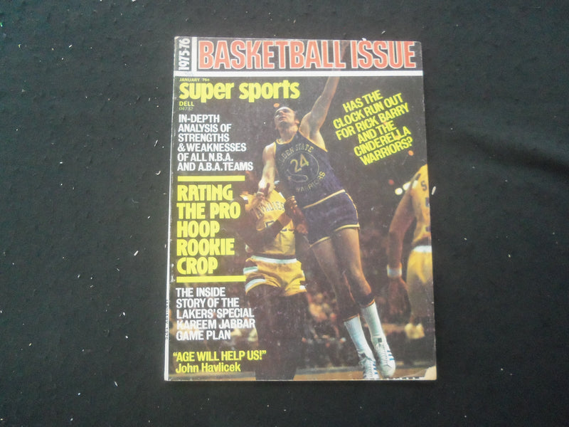 1976 JANUARY SUPER SPORTS MAGAZINE - BASKETBALL ISSUE - HAVLICEK-BARRY - SP 961O