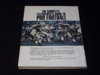 1970 TELEVIEWER'S GUIDE TO PRO FOOTBALL MAGAZINE - NFL FRONT COVER - E 3633