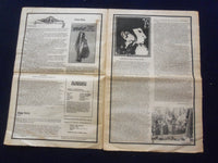 1976 HABIBI NEWSPAPER - VOLUME 3, NUMBER 3 - MIDDLE EASTERN DANCE/MUSIC- NP 6853