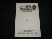 1951 EGYPTIAN ANGUS CATTLE SALE CATALOG - DUQUOIN, ILLINOIS - J 9084