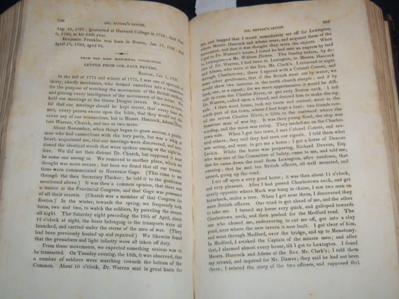 1825-1826 THE WORCESTER MAGAZINE & HISTORICAL JOURNAL VOLUME 1 - KD 5523D
