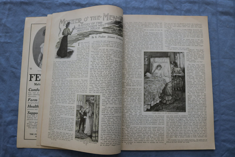 1909 FEBRUARY THE MOTHER'S MAGAZINE - GREAT ILLUSTRATIONS & STORIES - ST 1000J