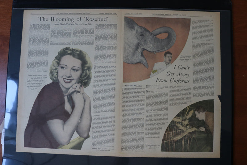 HOLLYWOOD GIANT SIZE SCRAPBOOK - MARLENE DIETRICH - #3