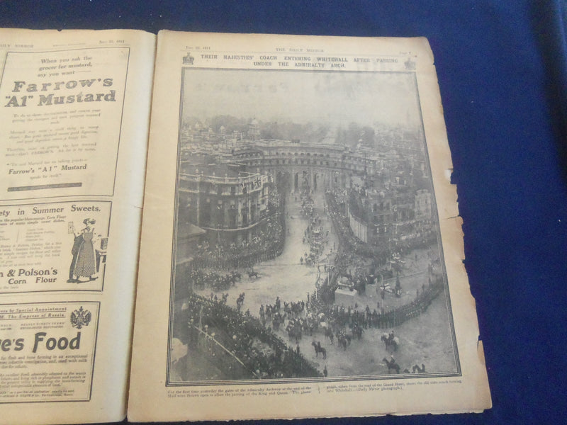 1911 JUNE 23 THE DAILY MIRROR MAGAZINE - CORONATION NUMBER - B 2801R