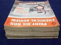 1949 PAINT OIL & CHEMICAL REVIEW MAGAZINE LOT OF 26 ISSUES - GREAT ADS - O 514