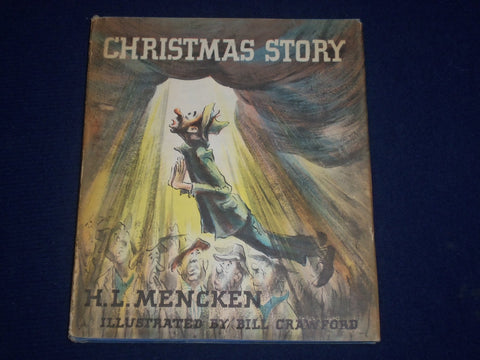 1945 CHRISTMAS STORY BOOK BY H. L. MENCKEN - ILLUSTRATIONS BY CRAWFORD - KD 2484