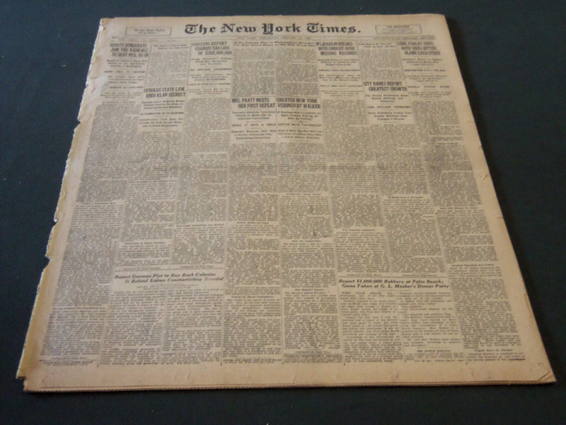 1926 JANAURY 13 NEW YORK TIMES - KAHN SUBMITS PLAN FOR NEW OPERA HOUSE - NT 5648