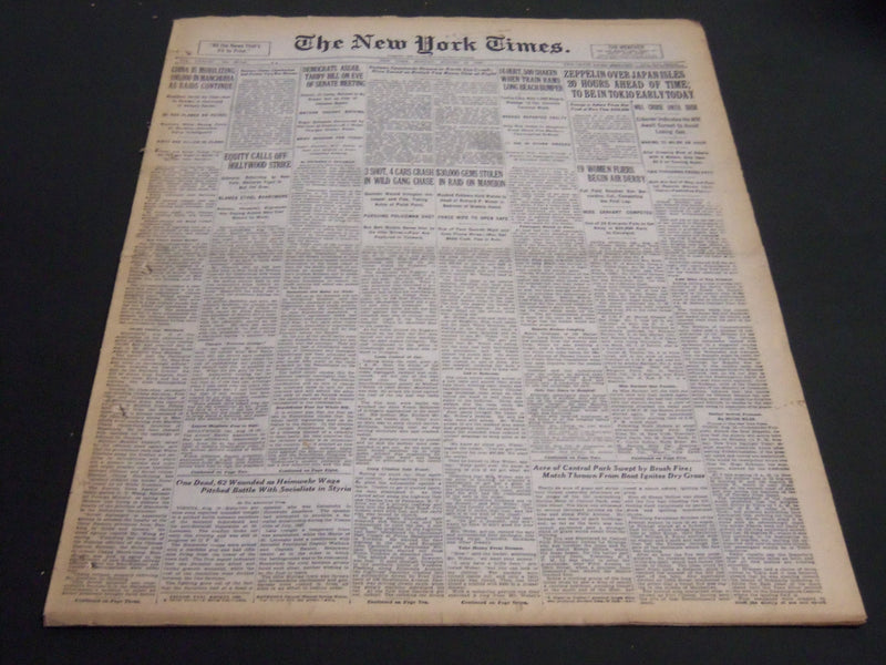 1929 AUGUST 19 NEW YORK TIMES - EQUITY CALLS OFF HOLLYWOOD STRIKE - NT 6869