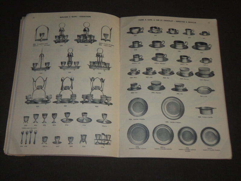 1926 RENÉ BAILLEUX ORFÈVRERIE D'ART EN MÉTAL ARGENTÉ FRENCH CATALOGUE - FR 368