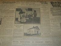 1906 DECEMBER 1 THE BOSTON HERALD - MONEY OF BAY STATE DISTRIBUTED - BH 120