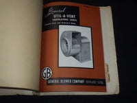 1950'S LUNGS - BLOWERS, FANS & EXHAUSTERS GENERAL BLOWER CO. CATALOG - KD 3912O