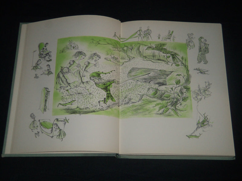 1957 BLANCHENEIGE ET ROUGEROSE BOOK BY GRIMM - FRENCH - NICE ILLUS. - R 275K