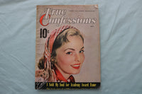 1951 APRIL TRUE CONFESSIONS MAGAZINE - MARTHA BOSS COVER - E 26702
