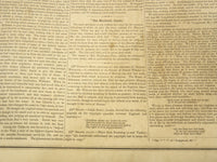 1851 APRIL 26 BOSTON MUSEUM NEWSPAPER - HOUSE OF SEVEN GABLES -M. NOAH - NP 9026