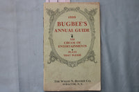 1929 BUGBEE'S ANNUAL GUIDE SOFTCOVER BOOK - SYRACUSE, NY - K 3435