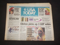1999 FEBRUARY 11 USA TODAY NEWSPAPER - CLINTON PICKS UP 3 GOP VOTES - NP 8001