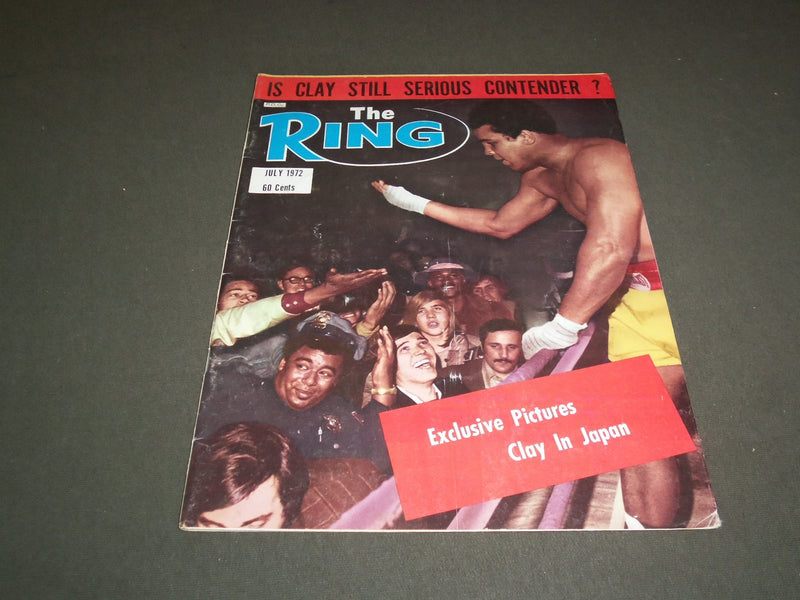 1972 JULY THE RING MAGAZINE - CASSIUS CLAY IN JAPAN - SP 5308