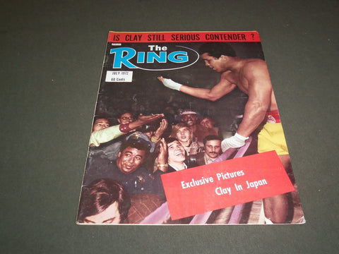1972 JULY THE RING MAGAZINE - CASSIUS CLAY IN JAPAN - SP 5308