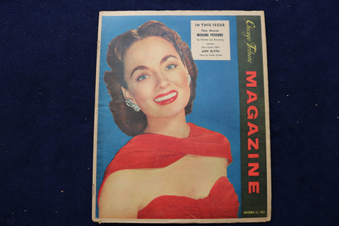 1953 NOVEMBER 15 CHICAGO TRIBUNE MAGAZINE - ANN BLYTH COVER - E 22200