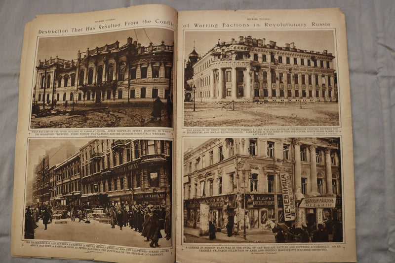 1919 MAR 20 MID-WEEK PICTORIAL MAGAZINE SECTION - BOLSHEVISM IN RUSSIA - NP 9269
