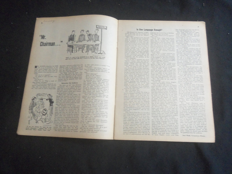 1955 APRIL 20 PRACTICAL ENGLISH MAGAZINE- VAN CLIBURN COVER - VIRTUOSO - B 5536O