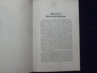 1929 MEMORIES OF WILLIAM REED HINTINGTON SOFTCOVER BOOKLET - K 220