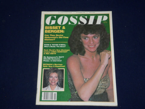 1980 NOVEMBER GOSSIP MAGAZINE - JACQUELINE BISSET - SP 9819