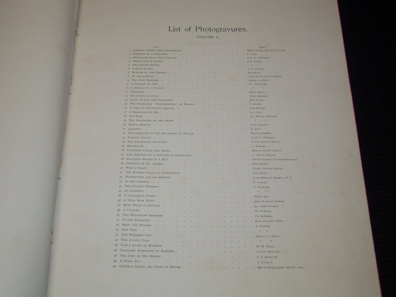 1800'S THE MARVELS IN ART OF THE FIN DE SIECLE VOLUME NO. 1 BY H. SYLVESTRE- #35