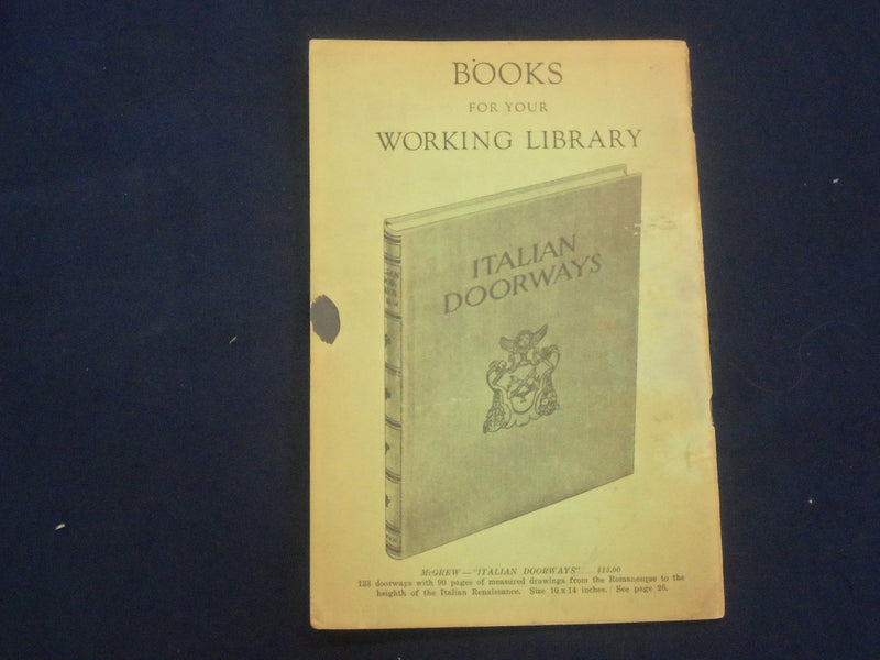 1931 BOOKS FOR YOUR WORKING LIBRARY CATALOG - J 6478
