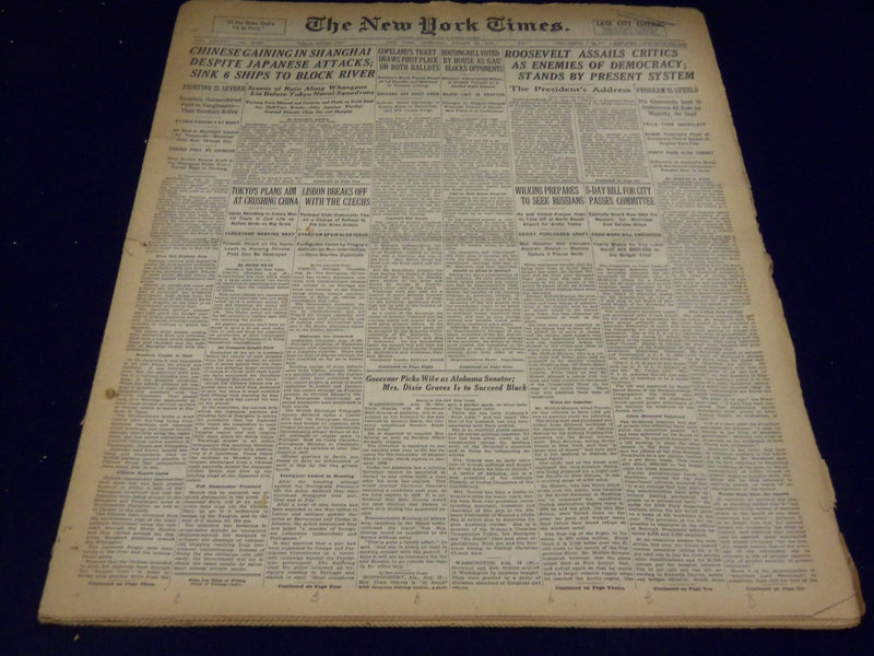 1937 AUGUST 19 NEW YORK TIMES - MRS. GRAVES TO SUCCEED BLACK - NT 3024