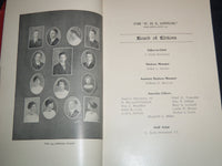 1913 CRIMSON & WHITE POTTSVILLE HIGH SCHOOL YEARBOOK - NICE PHOTOS - J 8183