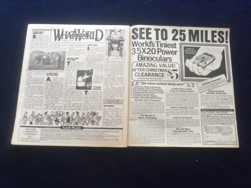1983 DEC 25 THE SUNDAY TIMES FAMILY WEEKLY-SCRANTON, PA - DEAR SANTA - NP 6201