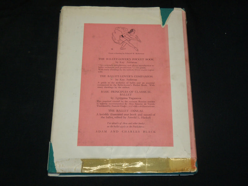 1949 ANATOMY AND BALLET HARDCOVER BOOK BY CELIA SPARGER - KD 2765H