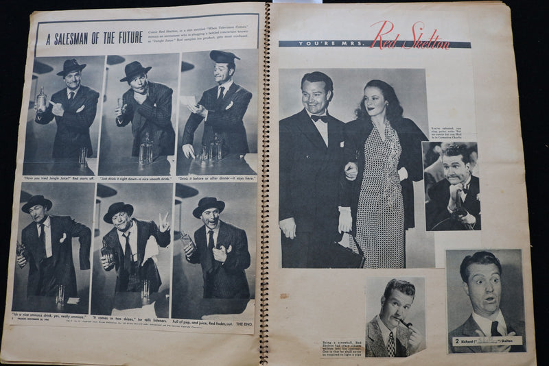 TELEVISION AND COWBOYS SCRAPBOOK - E 24947