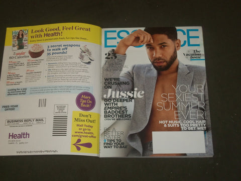 2015 JUNE ESSENCE MAGAZINE - JUSSIE SMOLLETT COVER - B 1367