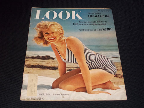 1954 JULY 27 LOOK MAGAZINE - JANET LEIGH FRONT COVER - E 20495