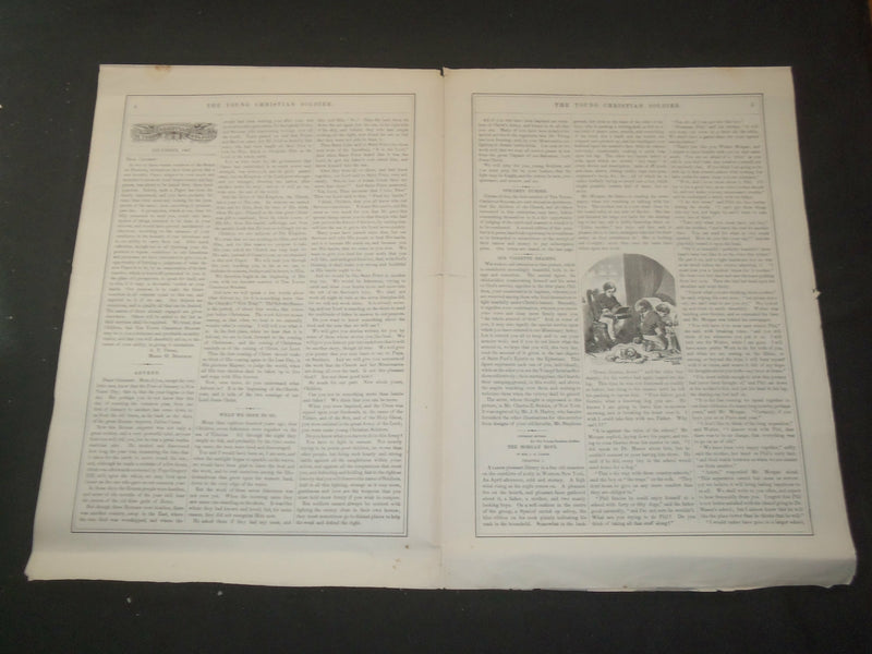 1867 DECEMBER THE YOUNG CHRISTIAN SOLDIER NEWSPAPER - VOLUME 1 - ST 531S