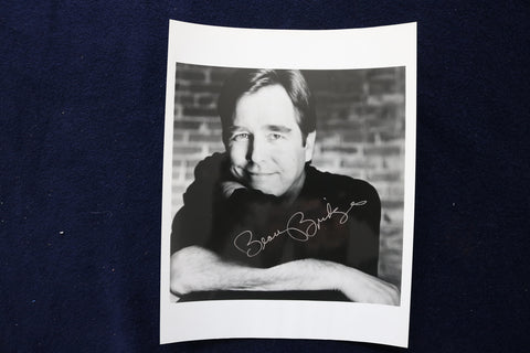 BEAU BRIDGES 8x10 AUTOGRAPHED PHOTOGRAPH - BLACK & WHITE - K 1717