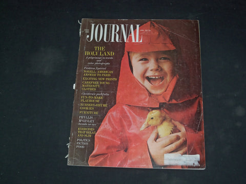 1964 APRIL LADIES' HOME JOURNAL MAGAZINE - THE HOLY LAND PILGRIMAGE - B 4116