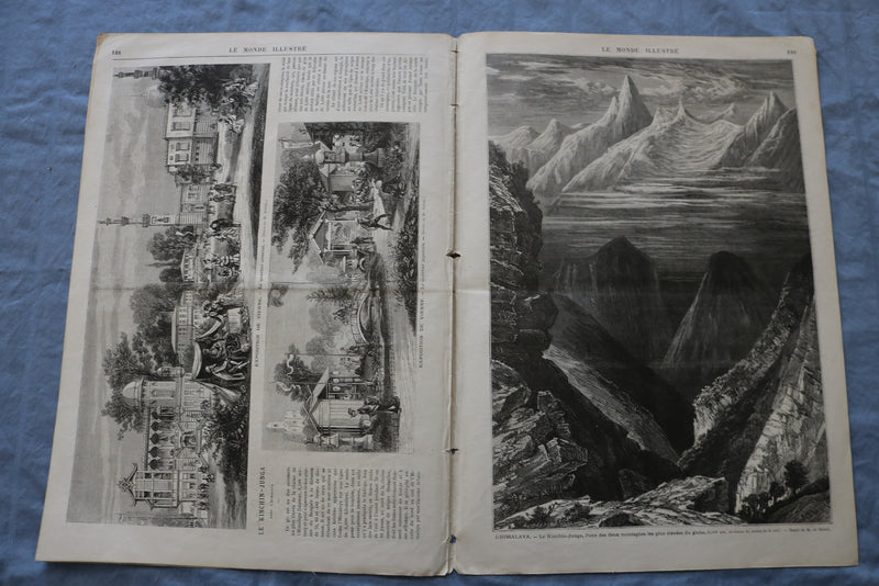1873 SEP 20 LE MONDE ILLUSTRE MAGAZINE - DE SAINT-VALLIER - FRENCH - NP 8449