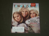 2011 DECEMBER TOWN & COUNTRY MAGAZINE - KEITH RICHARDS' ANGELS - B 2371