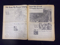 1945 APRIL 15 NEW YORK DAILY NEWS - FAREWELL TO F.D.R. - NP 2096