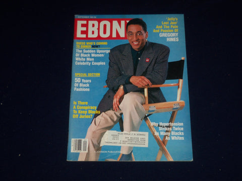 1992 SEPTEMBER EBONY MAGAZINE - GREGORY HINES COVER - SP 5259