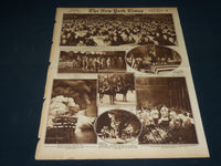 1921 MAY 29 NEW YORK TIMES PICTURE SECTION NO. 4 & 5 - WALL STREET - NT 8934